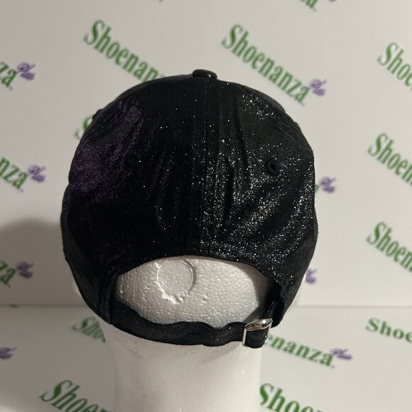 New Era 9Forty Hat NFL Chicago Bears Adjustable Cap Womens Sparkle Glitter Black - Picture 4 of 8